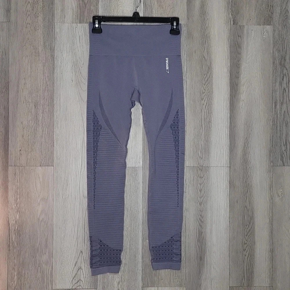 Gymshark Purple Moisture Management Leggings Cut Outs Womens Size Small